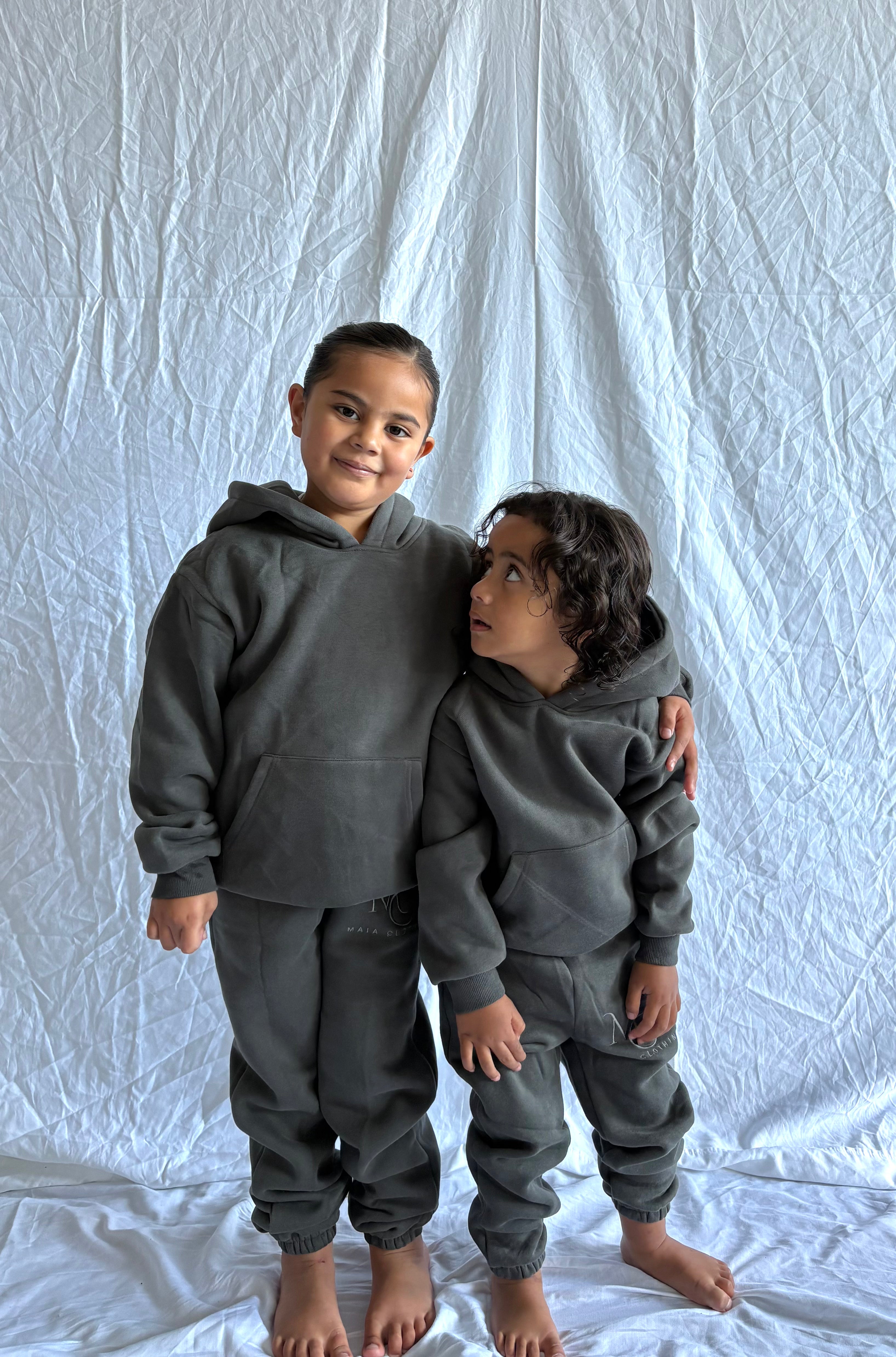 Tūmaia Kids Collection - Dark Grey